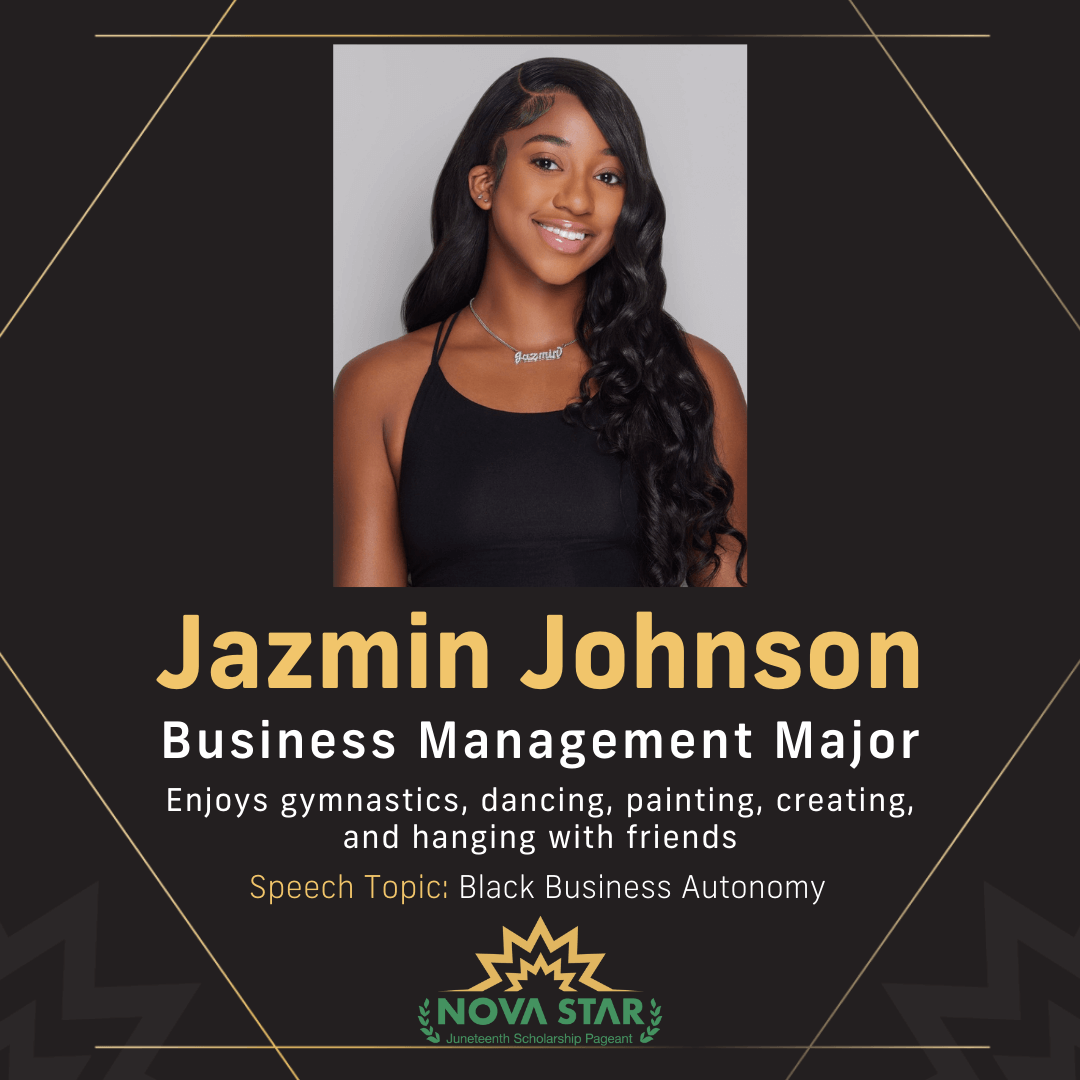 Contestant Jazmin Johnson