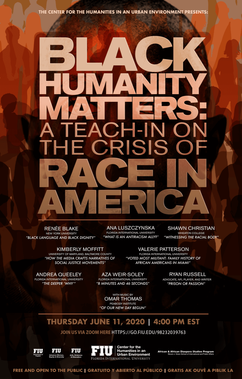 Black Humanity Matters flyer